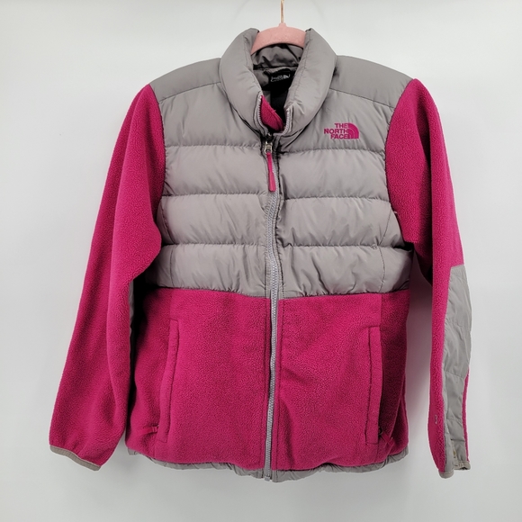 The North face 550 down fill sweater jacket kids large - Picture 1 of 6